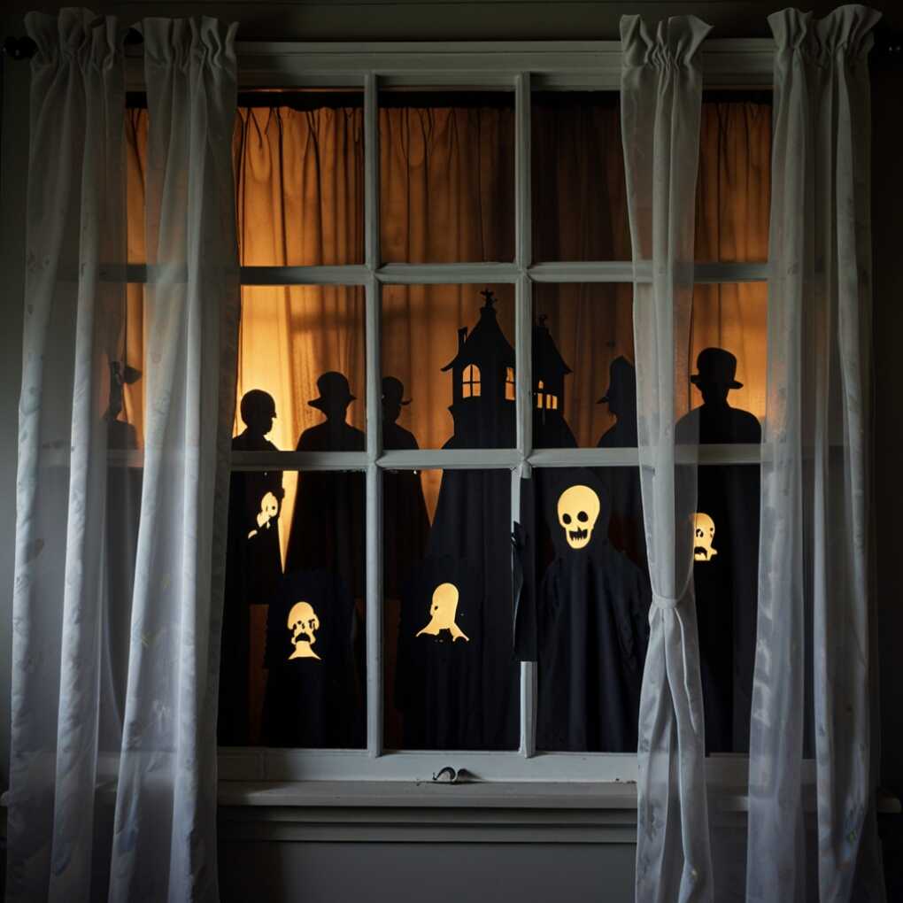 Ghostly Window Silhouettes