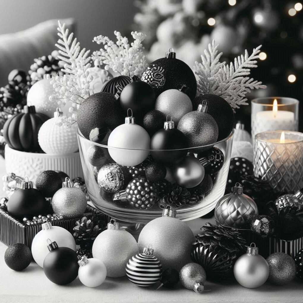 Monochrome Ornament Collection