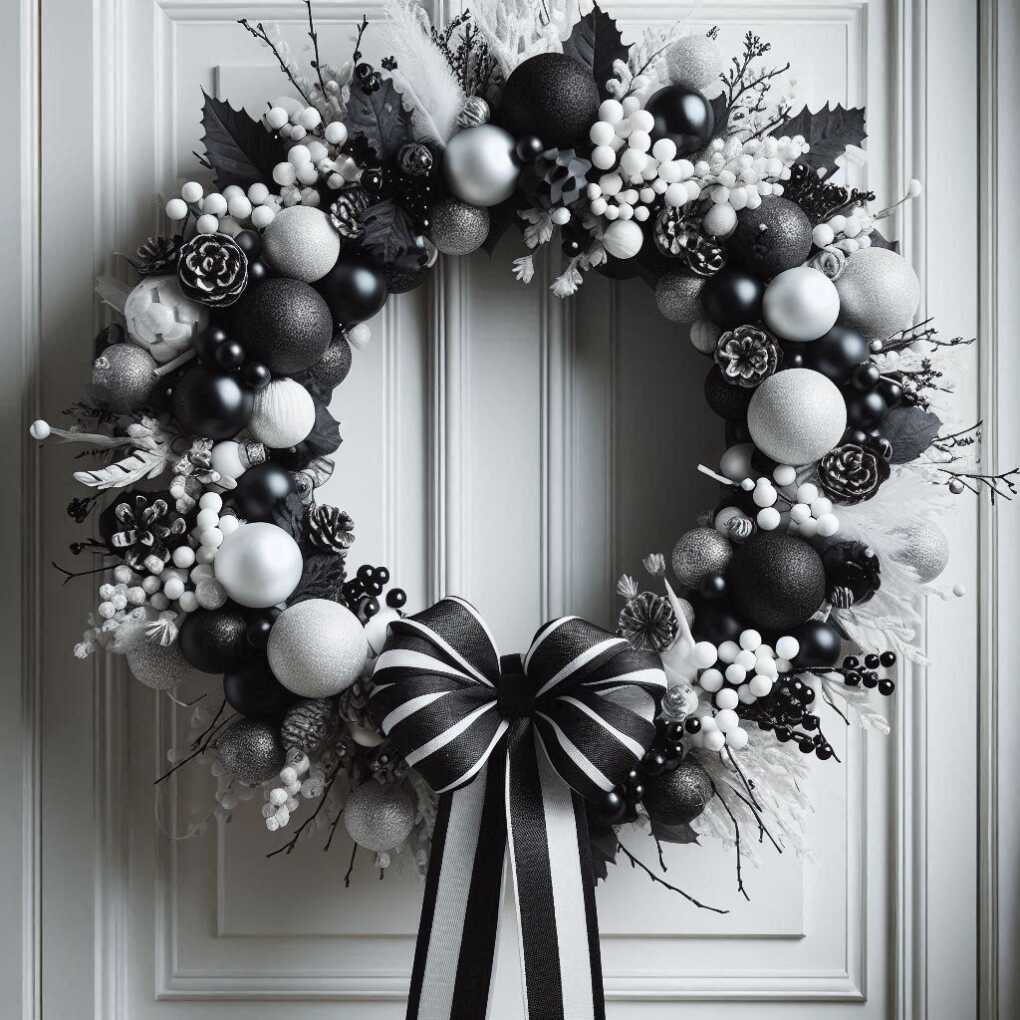 Monochrome Wreath