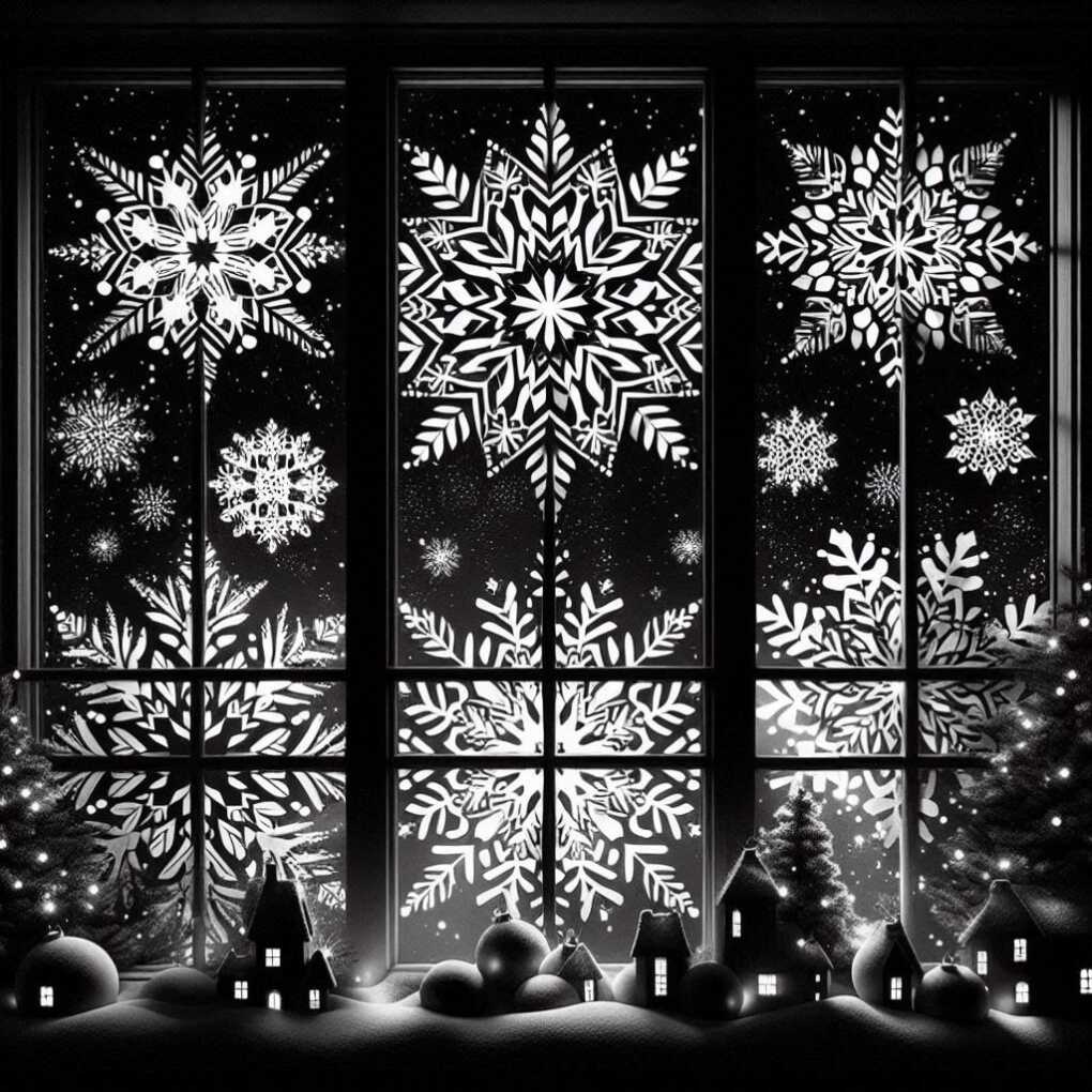 Snowflake Window Decorations