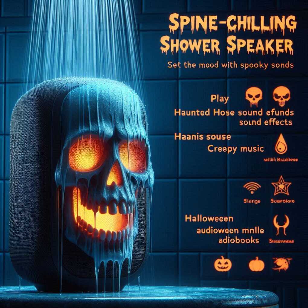 Spine-Chilling Shower Speaker