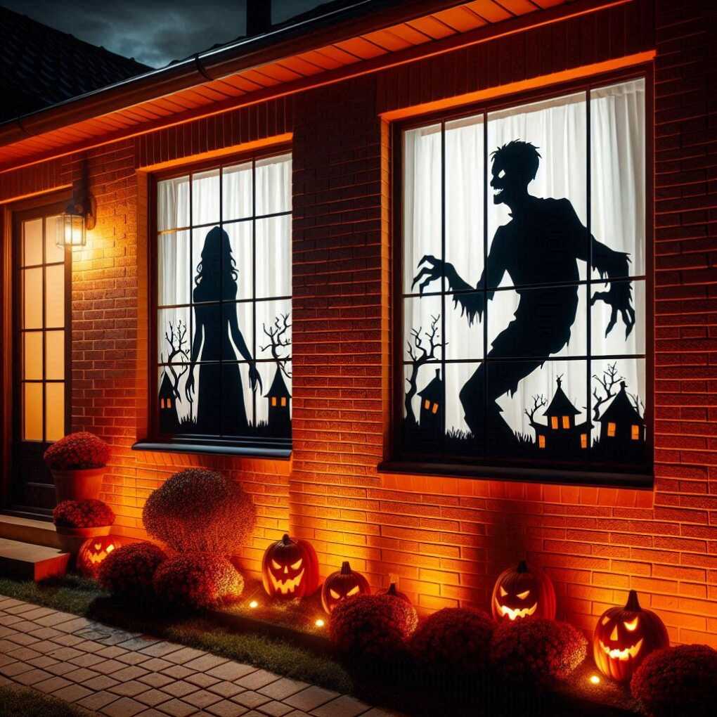 Spooky Silhouette Windows