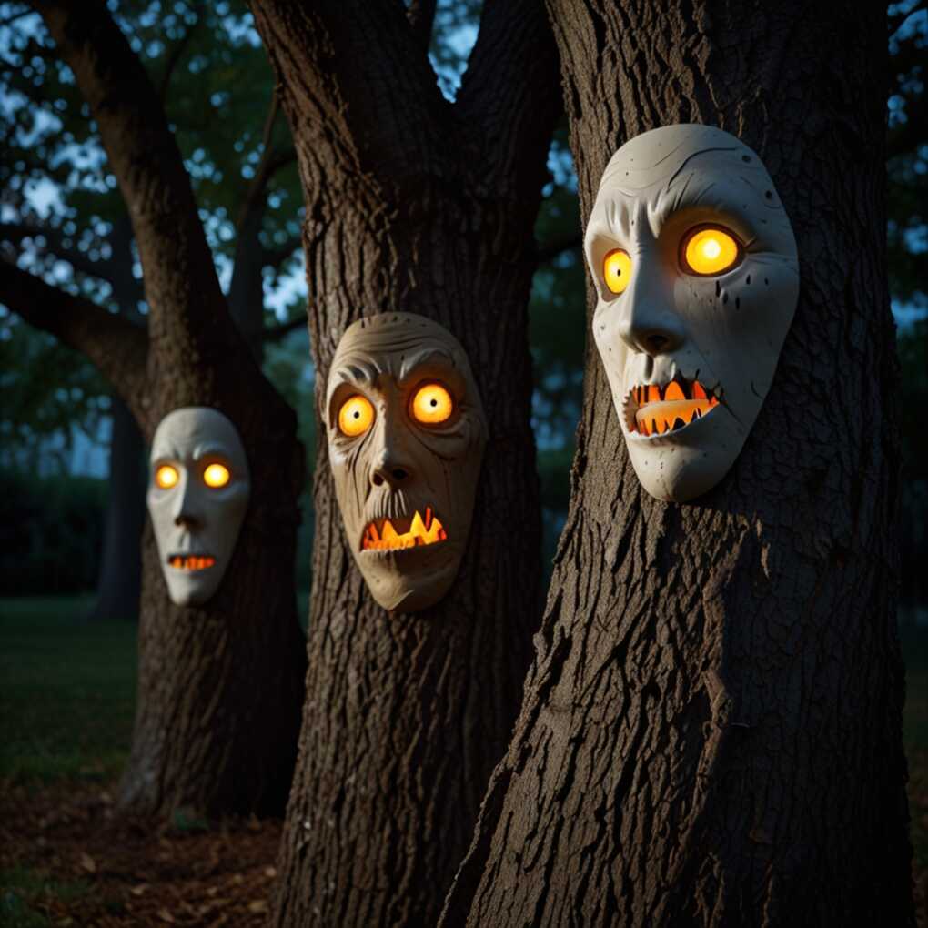 Spooky Tree Faces