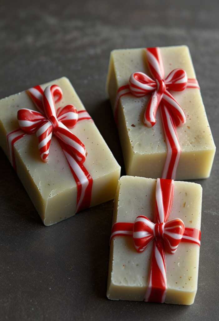 15. Candy Cane Peppermint Soap