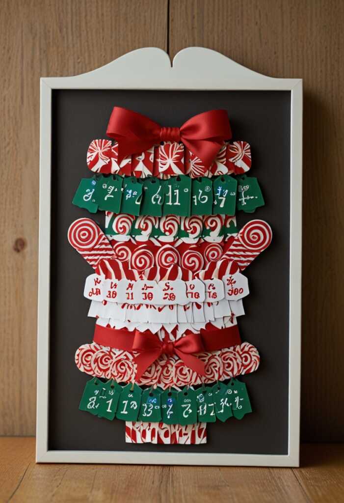 20. Candy Cane Advent Calendar