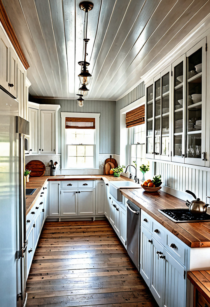 3. Beadboard Ceiling