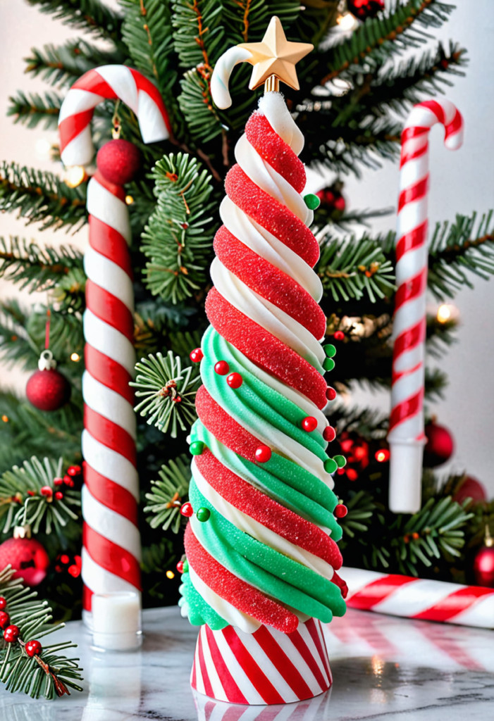 3. Candy Cane Christmas Tree