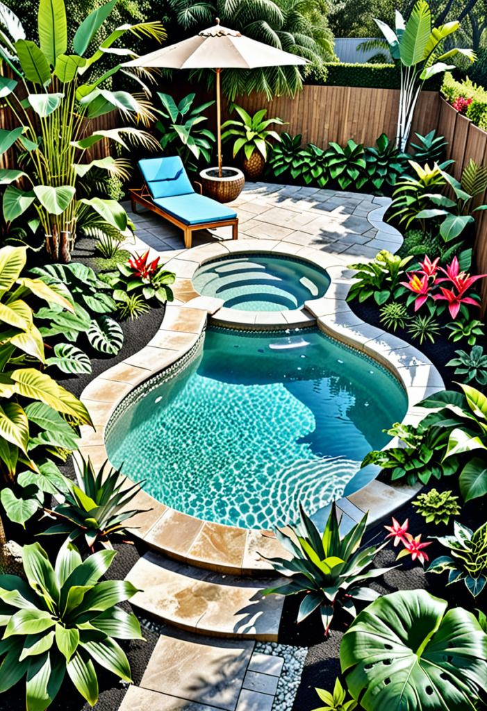 6. Tropical Paradise Pool