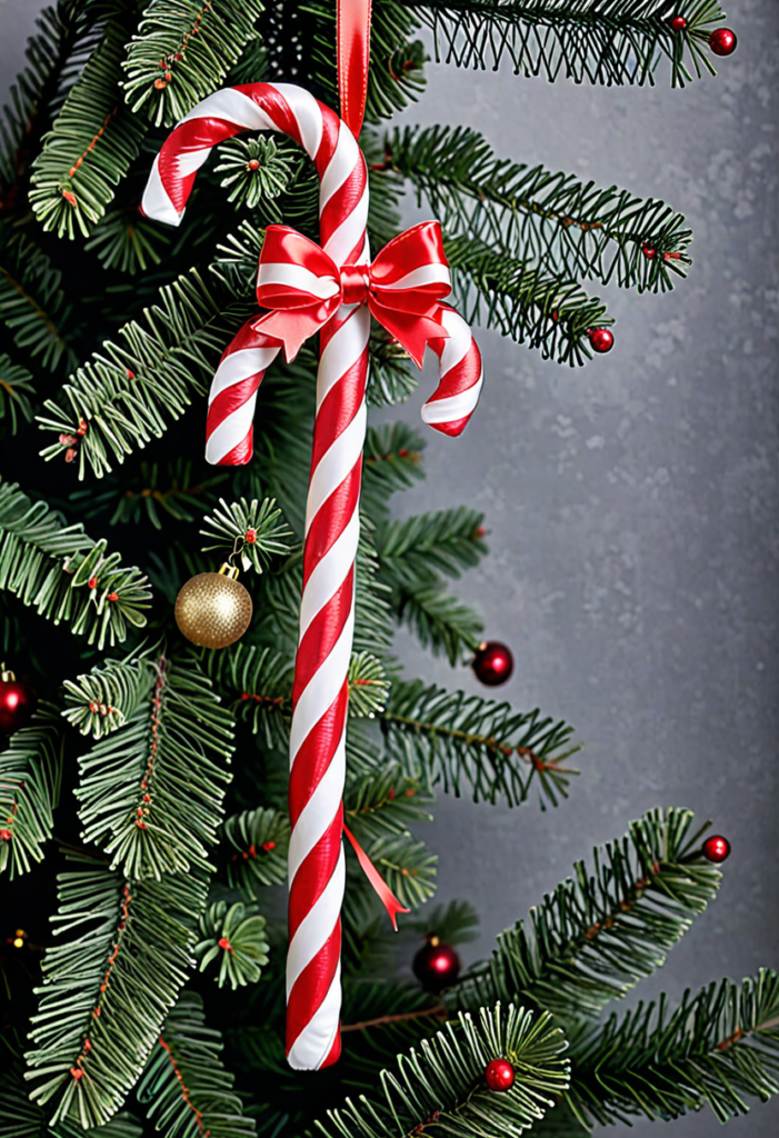 8. Candy Cane Garland