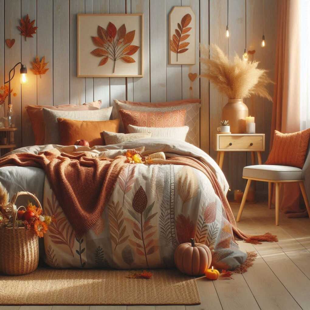 Autumn-Inspired Bedding