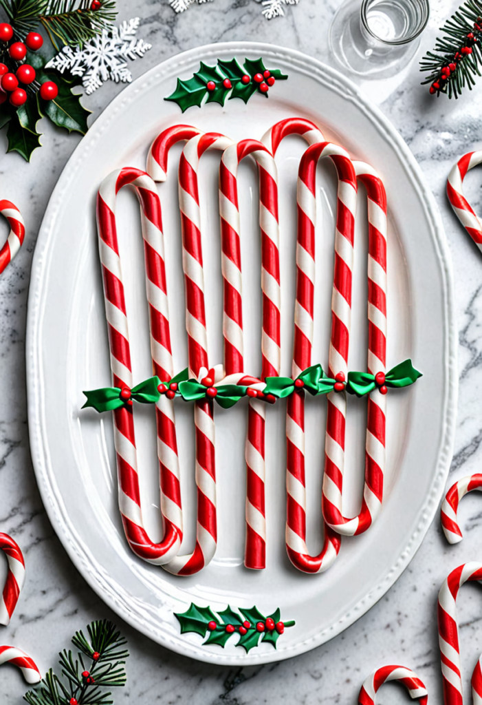 Candy Cane Serving Dishes