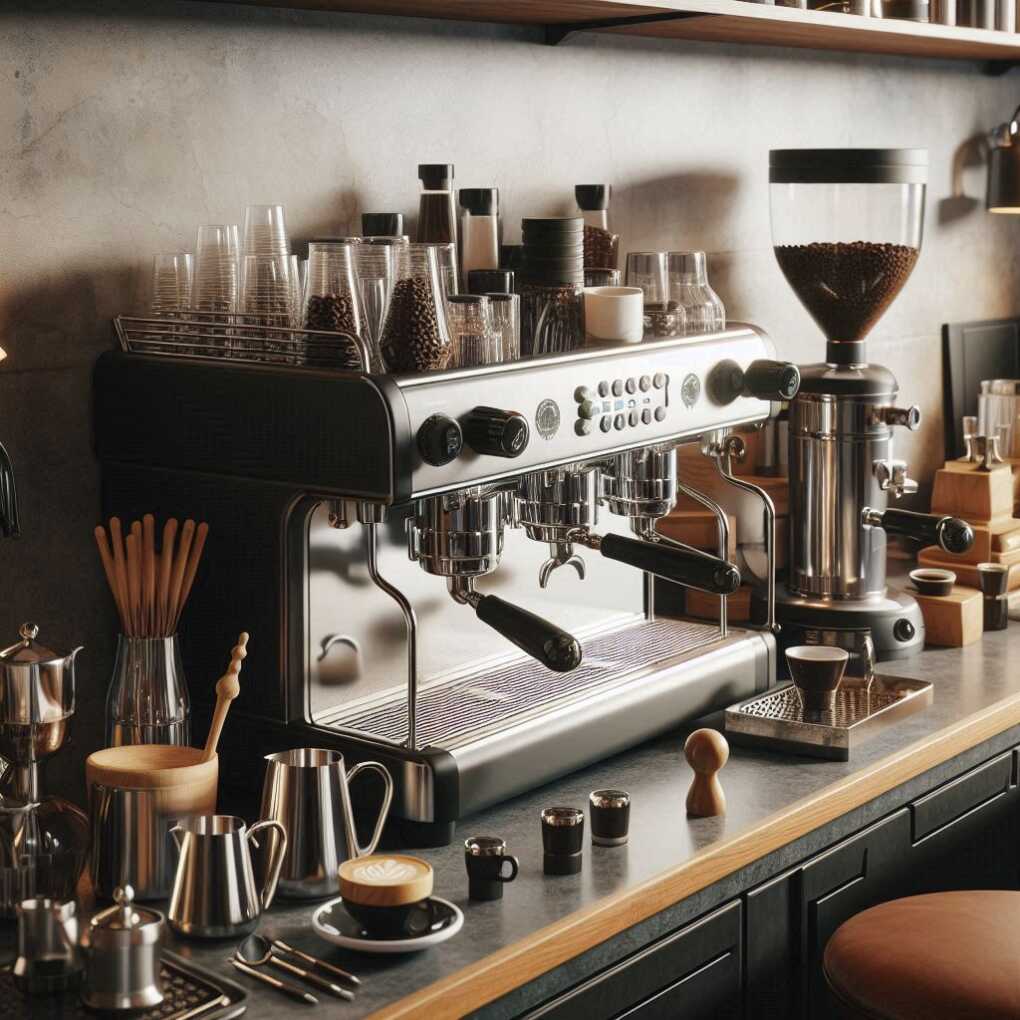 Espresso Bar with Professional Equipment