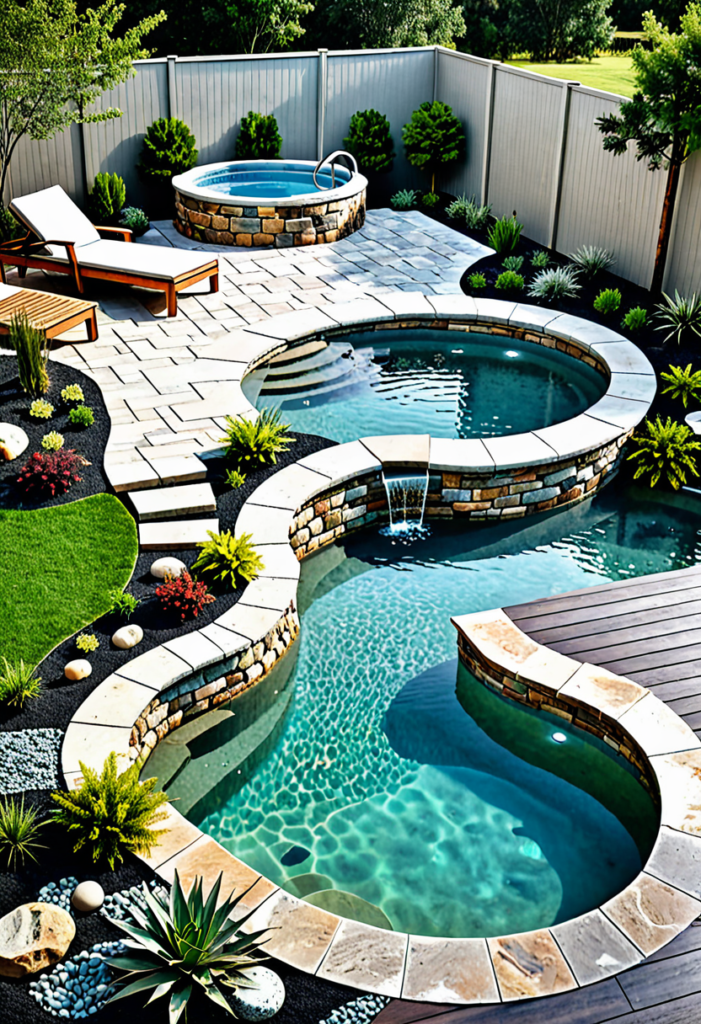 Multi-Level Natural Pool
