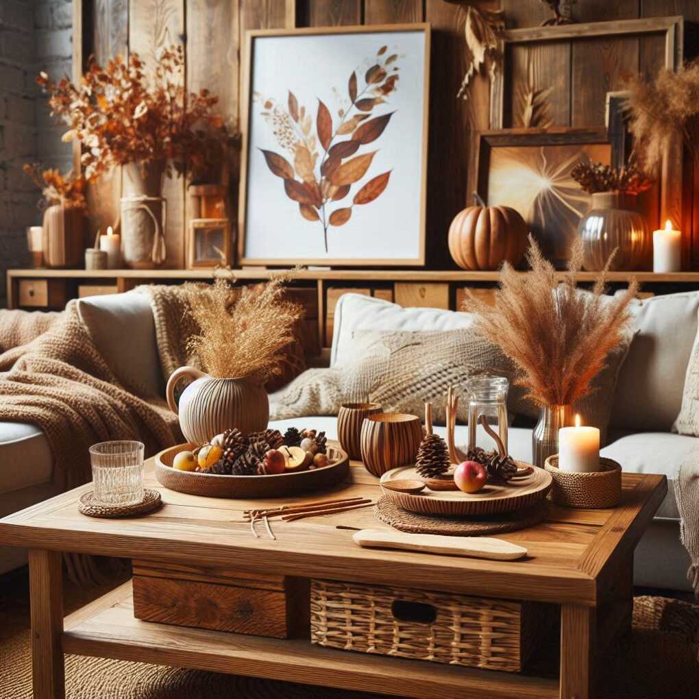 8. Rustic Wood Accents

