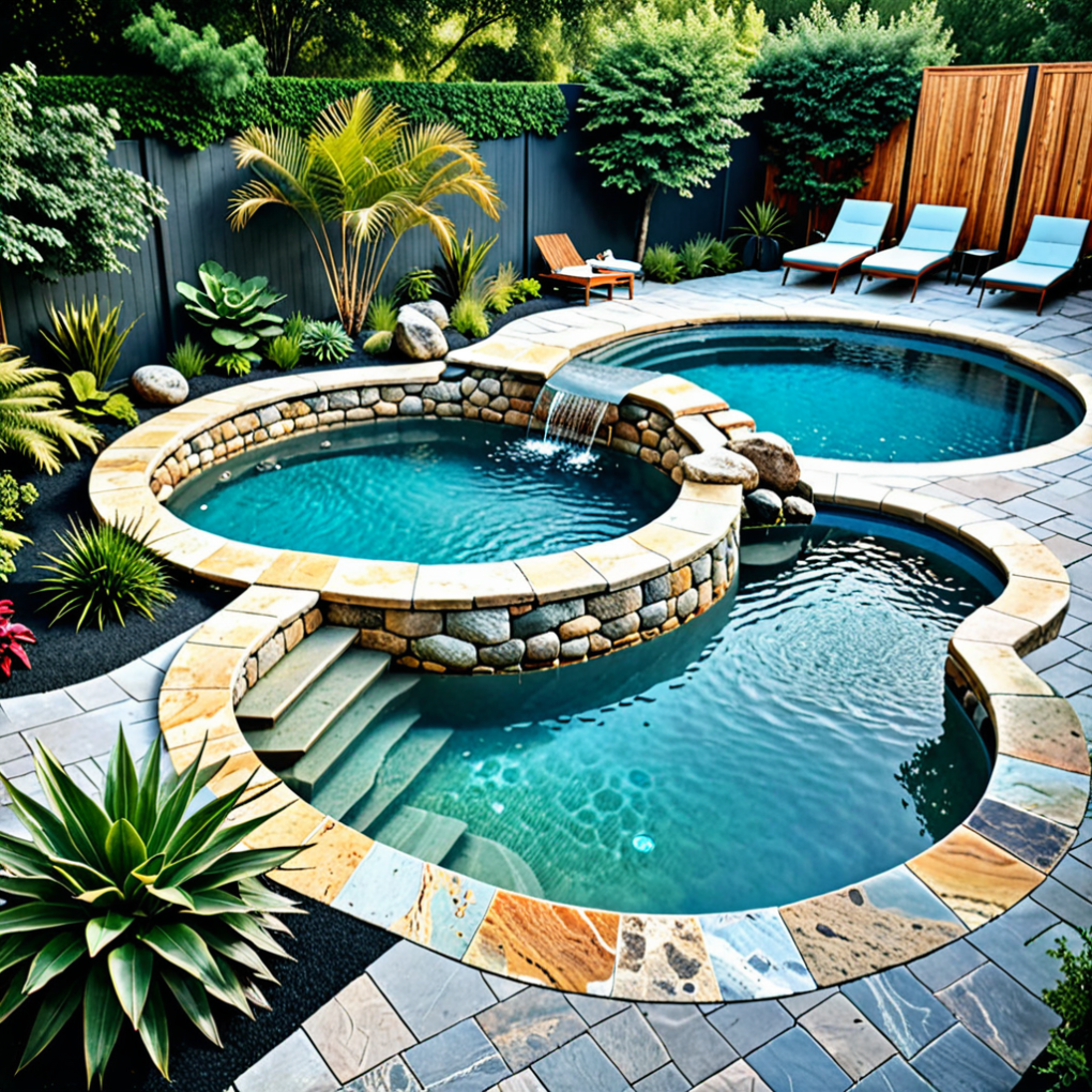 Small Backyard Natural Swimming Pool