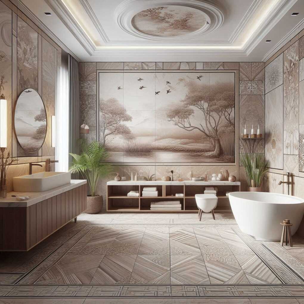 Taupe Tile Patterns