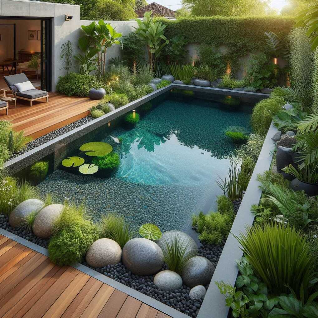 The Classic Rectangular Natural Pool