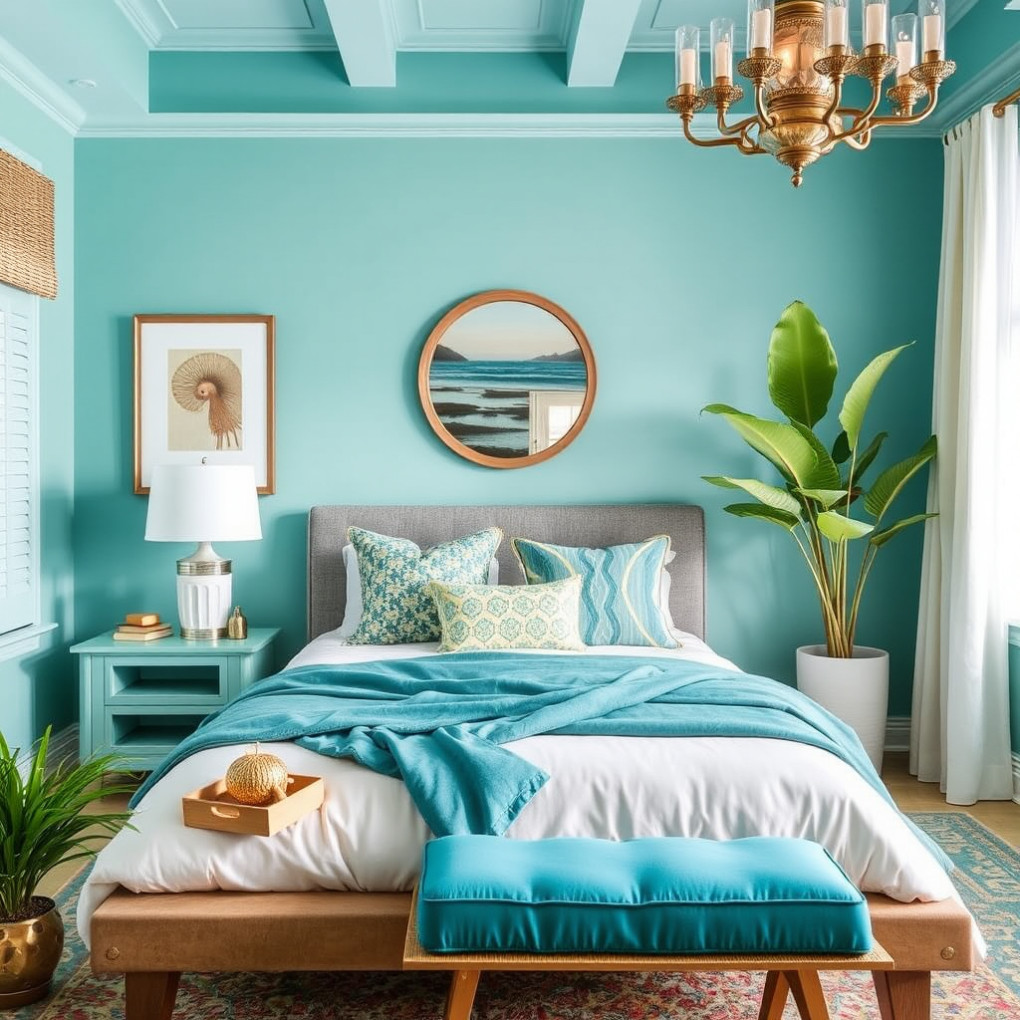 Turquoise Bedroom Ideas