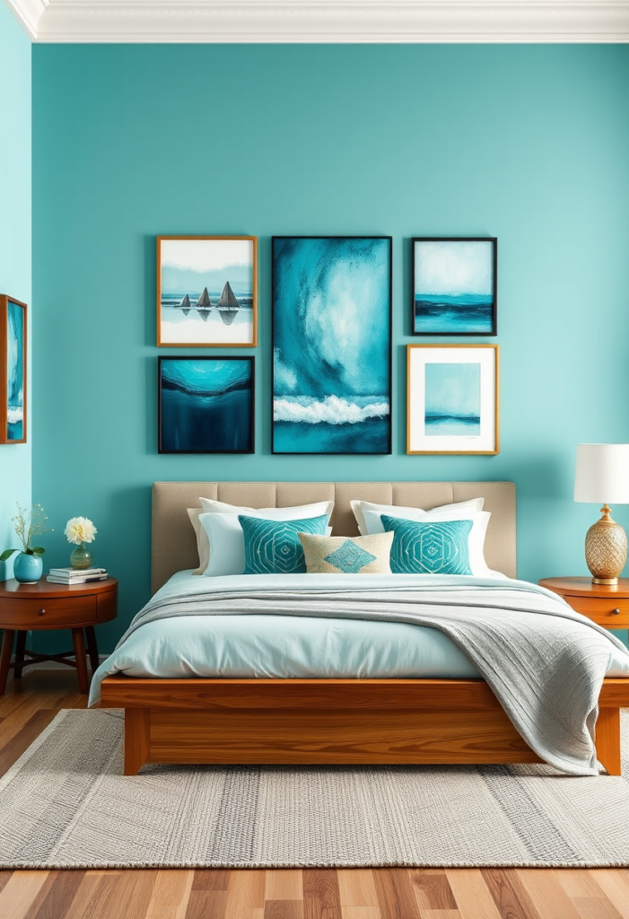 13. Turquoise Wall Art