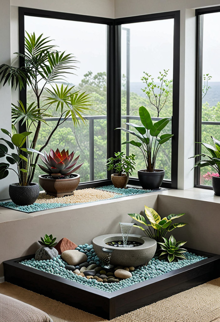 Create a Zen Garden with a Corner Window