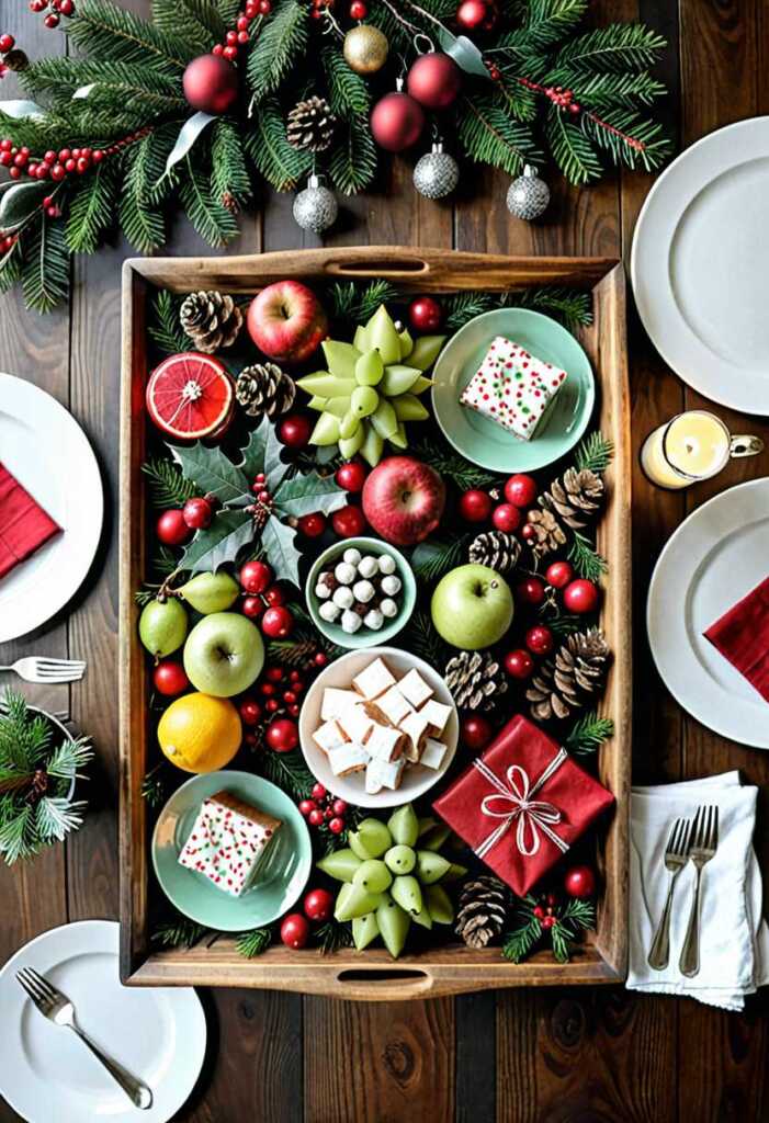 Eco-Friendly and Sustainable Christmas Tray