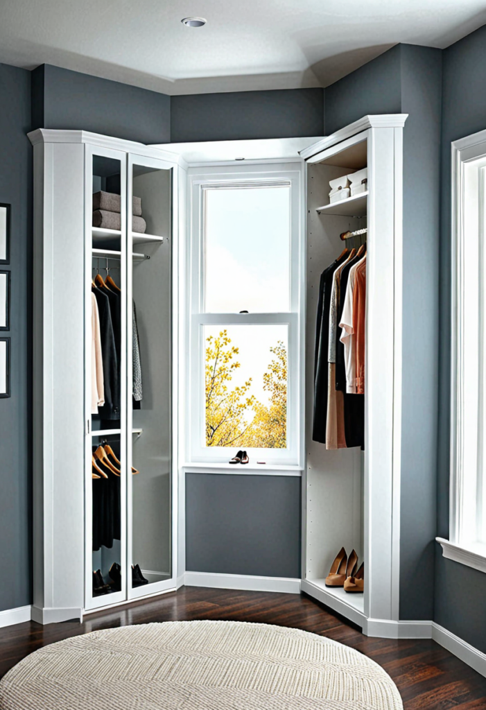 Install a Corner Window with a Built-In Closet