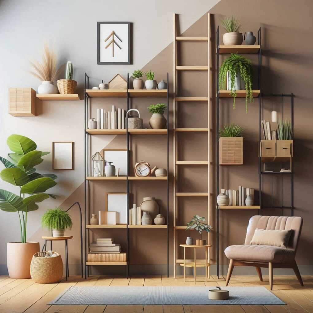 Ladder Shelves