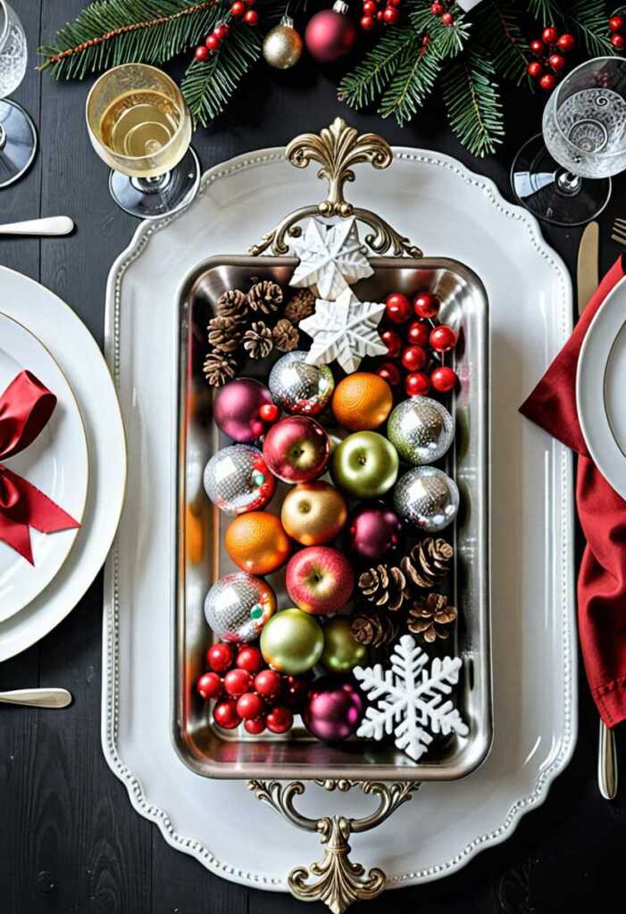 Modern and Minimalist Christmas Tray