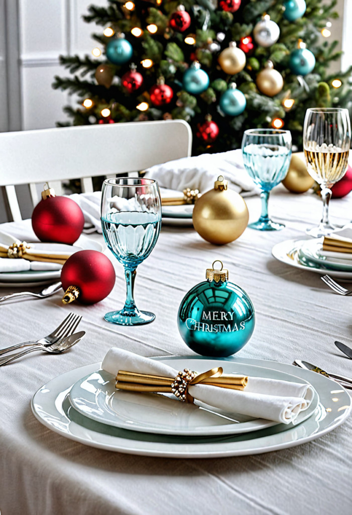 Ornaments as Place Settings