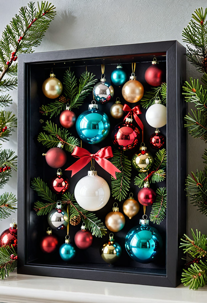 Ornaments in a Shadow Box