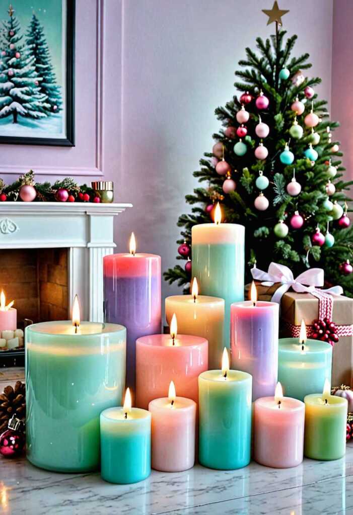 Pastel Candles