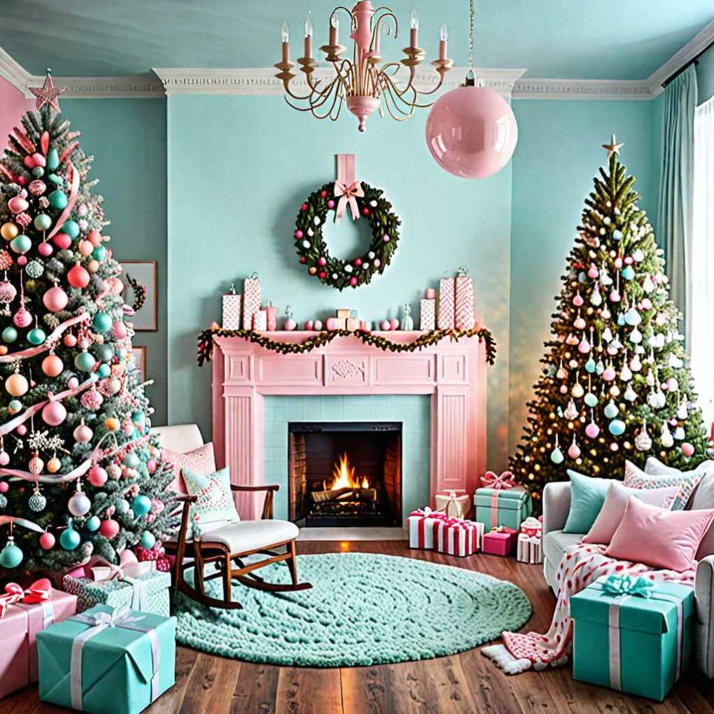 Pastel Christmas Decor Ideas