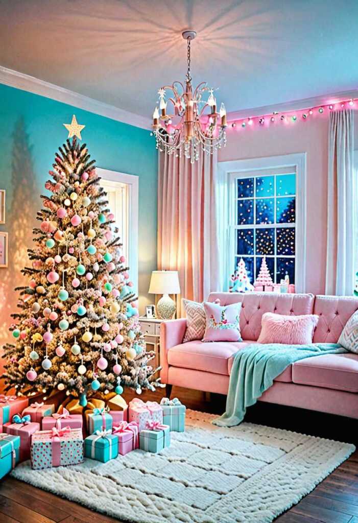 Pastel Christmas Lights