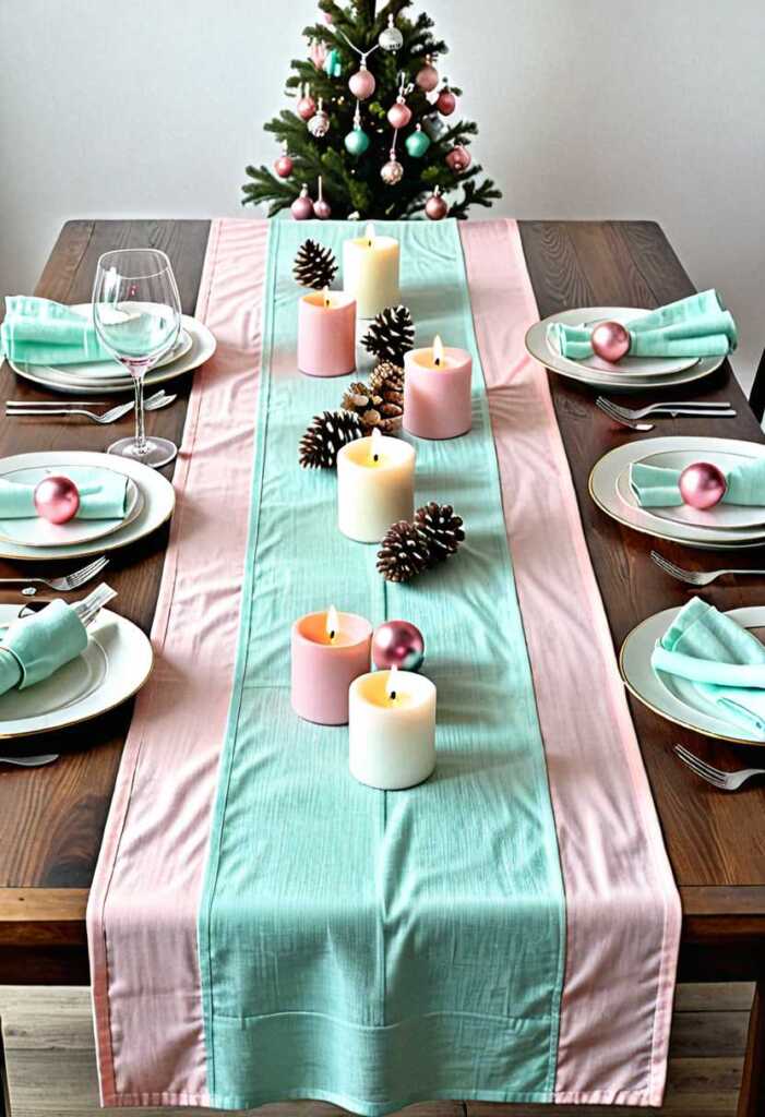 Pastel Table Runners