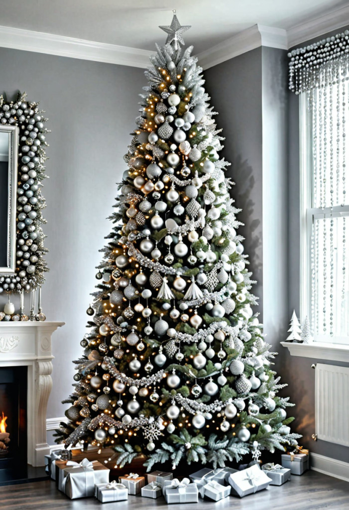 Silver Beaded Garlands