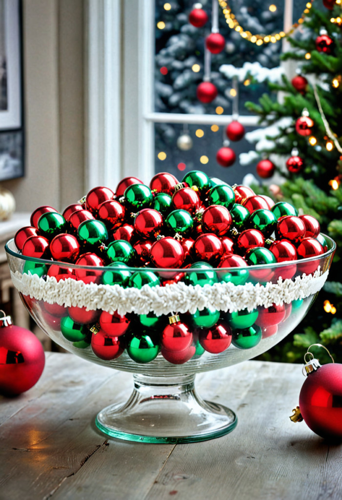 Vintage Christmas Card Bowl