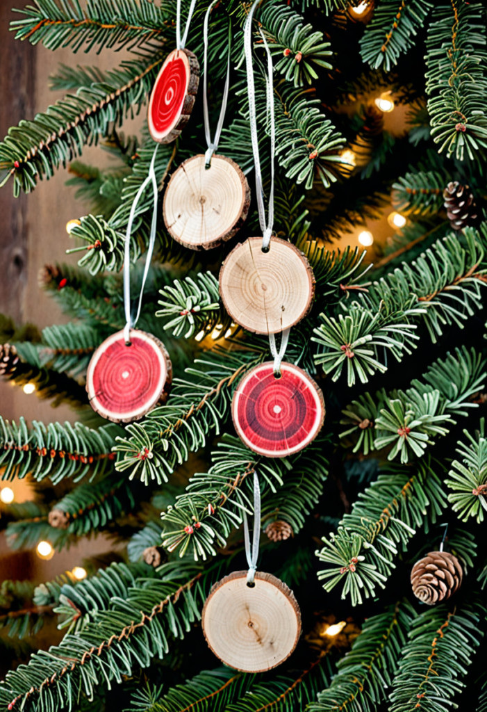 Wooden Slice Ornaments