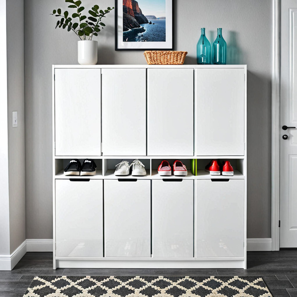 ikea shoe cabinet hack

