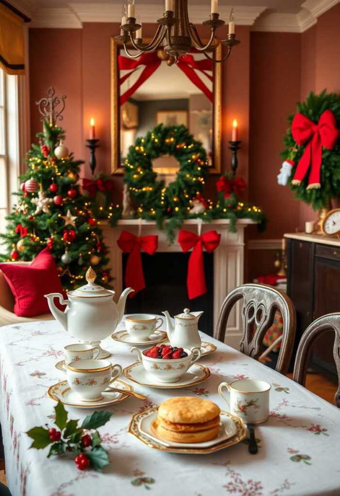 A Classic British Christmas Tea Party