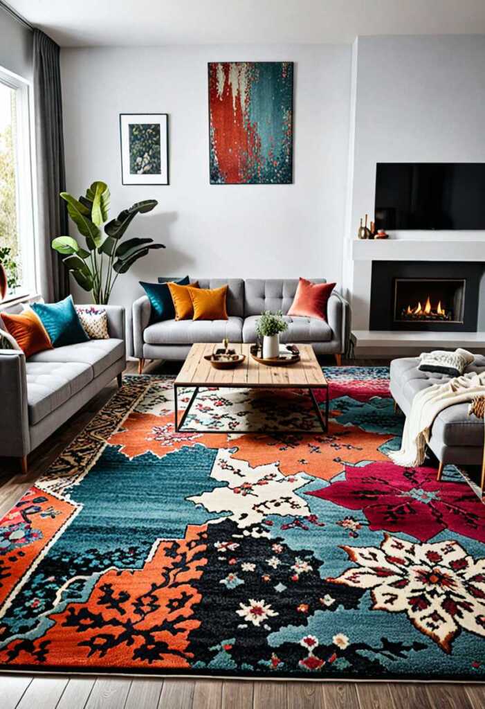 Add Texture with Rugs and Textiles