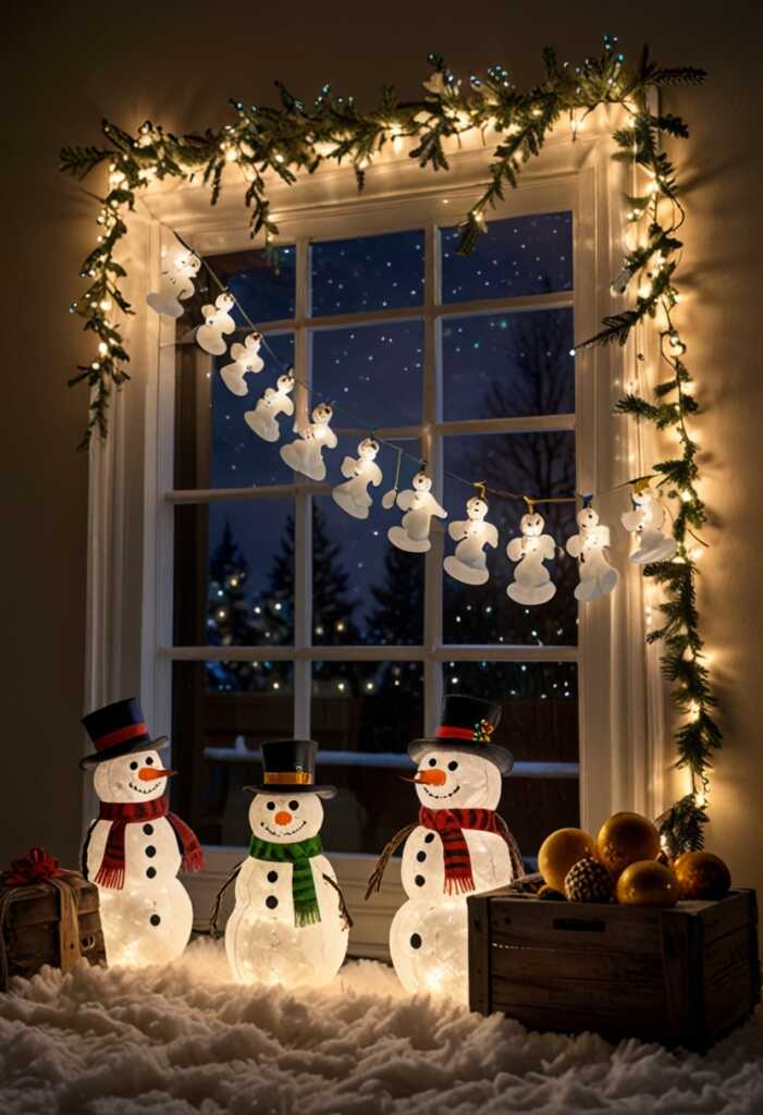 Adorable Snowman Garland