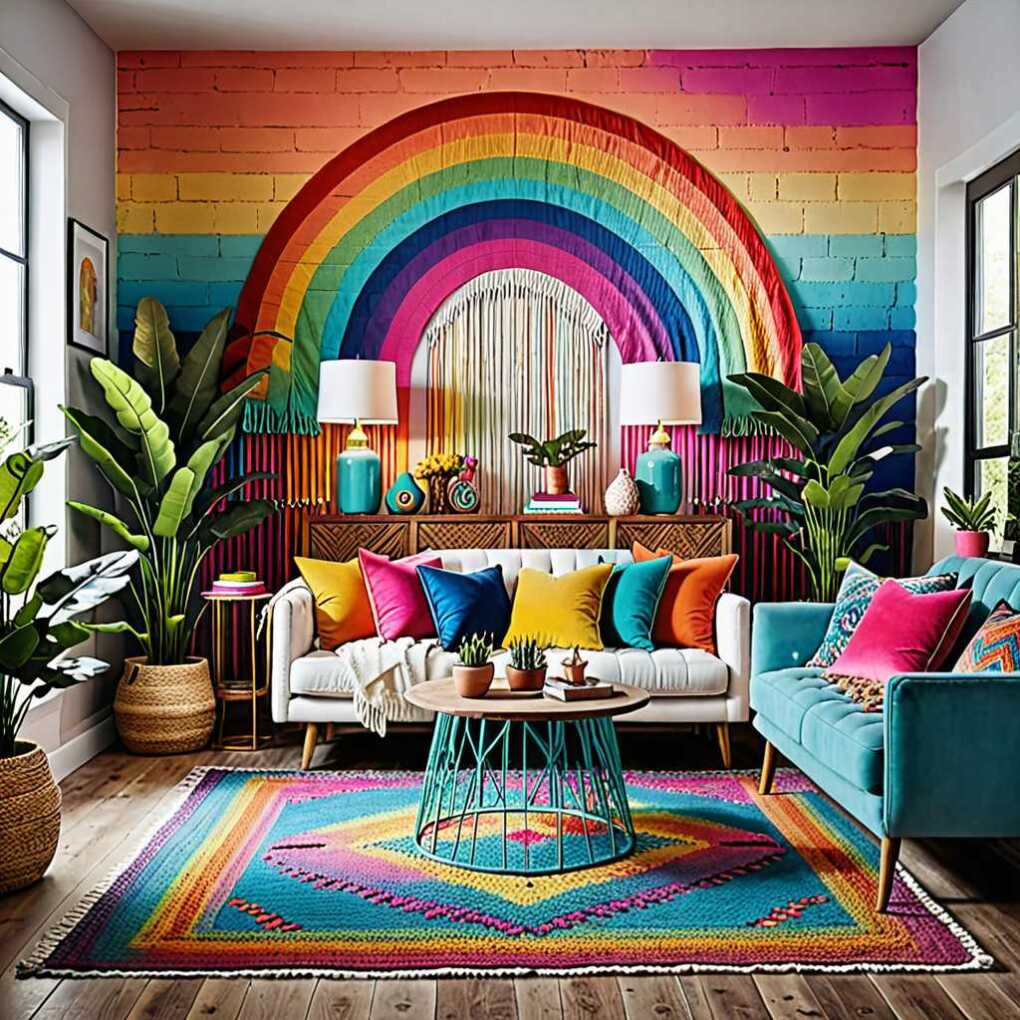 Boho Rainbow Decor Ideas