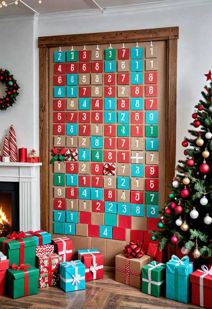 Cardboard Advent Calendar