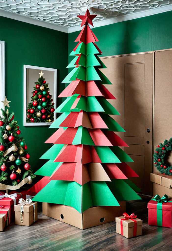 Cardboard Christmas Tree