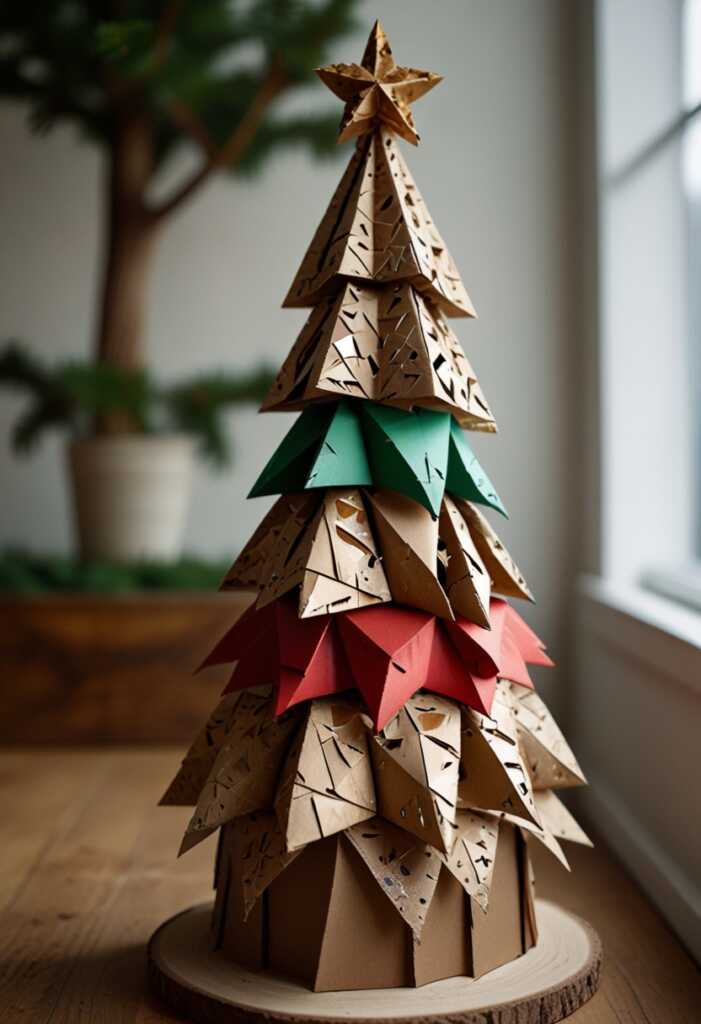 Cardboard Christmas Tree