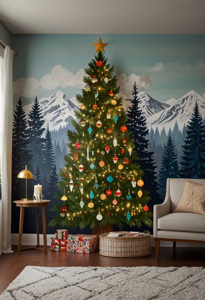 Christmas Tree Mural