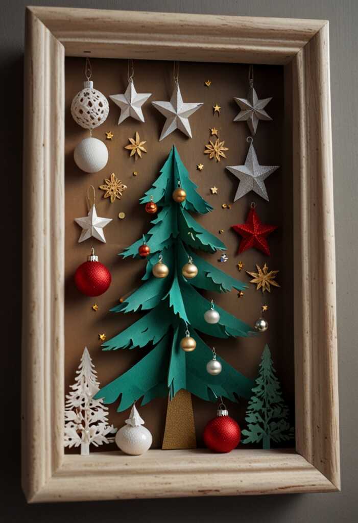 Christmas Tree Shadow Box