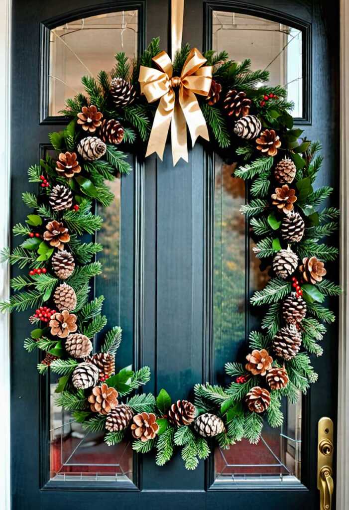 DIY Pinecone Wreath