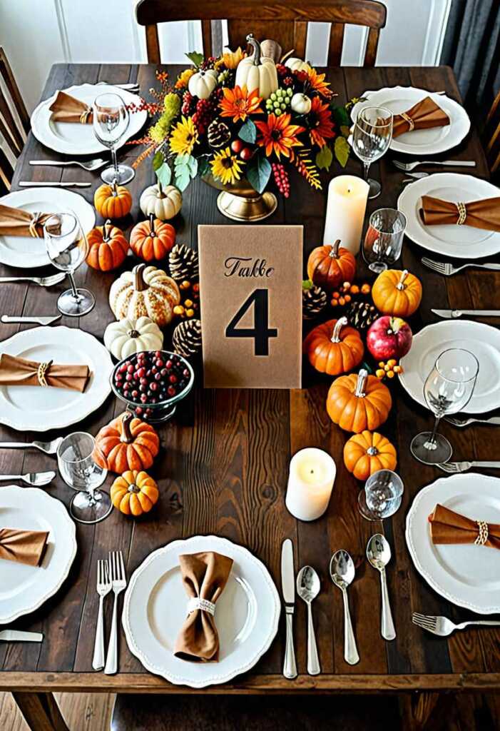 DIY Table Numbers