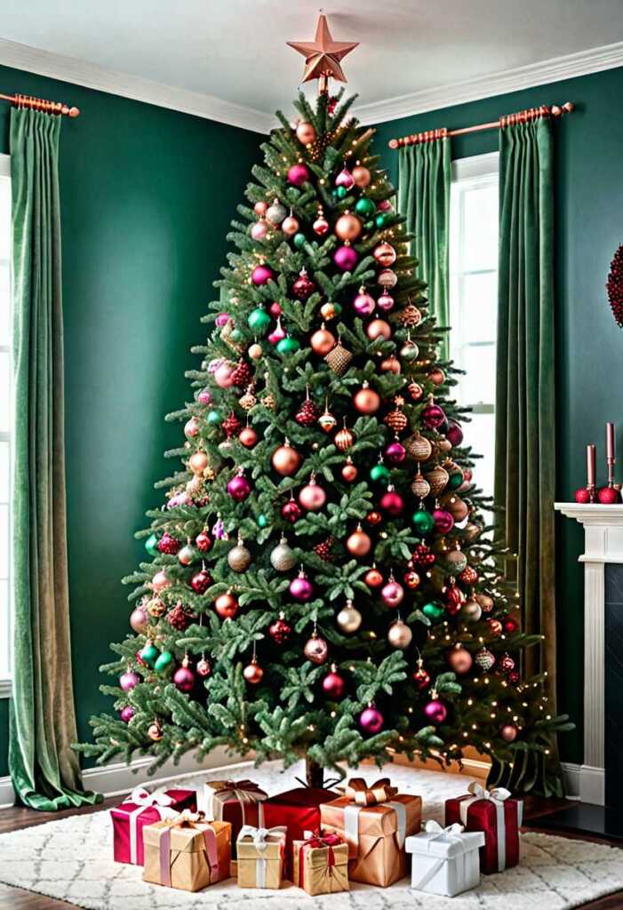 Emerald Green and Rose Gold Tree